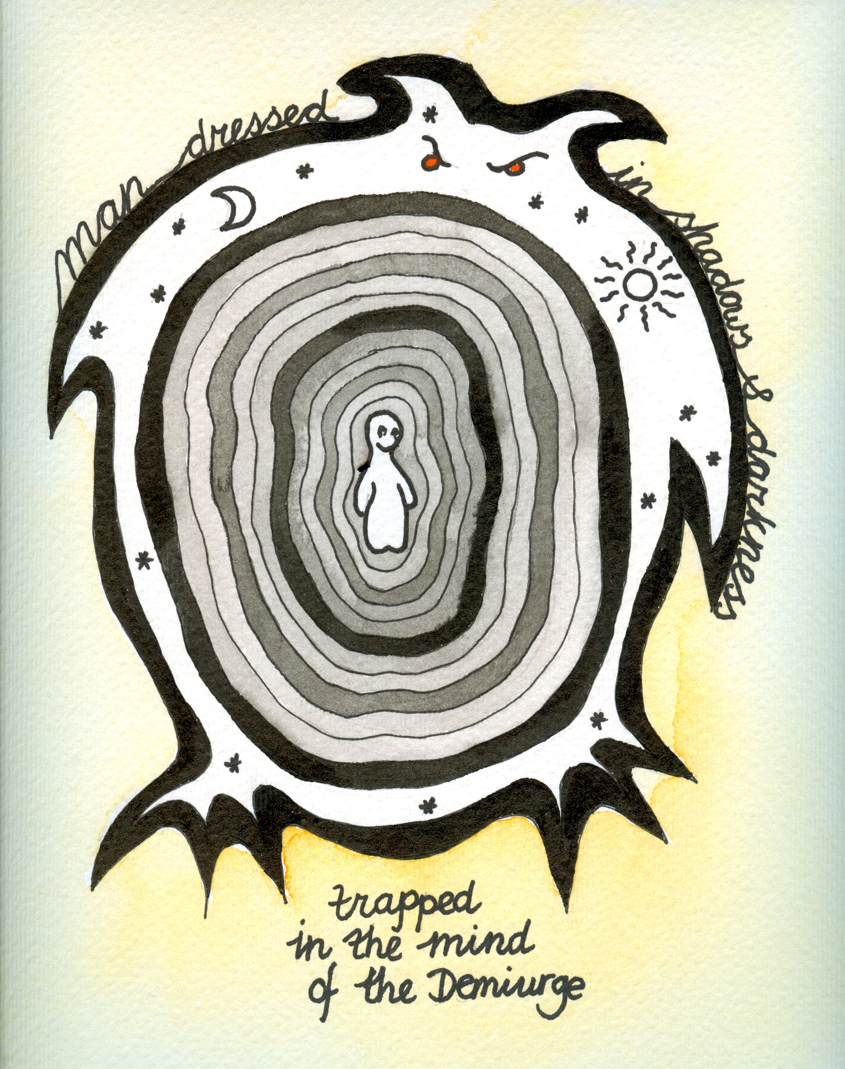Trapped in the mind of the Demiurge©Monique Spangenberg